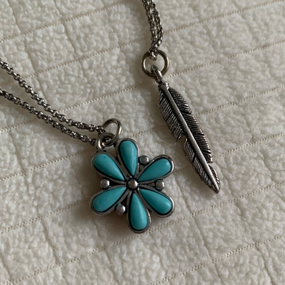 Lucky Brand dual strand reversible necklace - Picture 5 of 9
